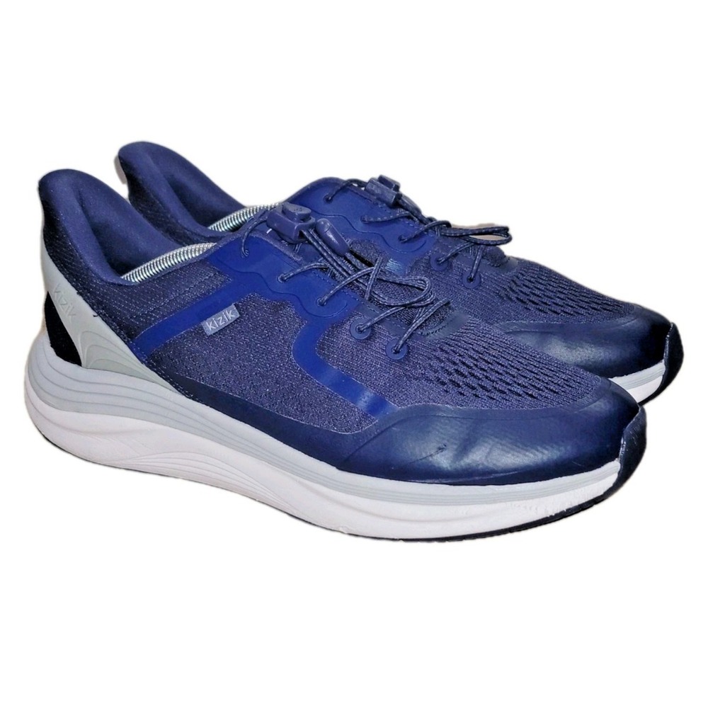 Kizik London Hands Free Slip-On Shoes Men's Size 11 2E Wide Blue Walking Sneaker